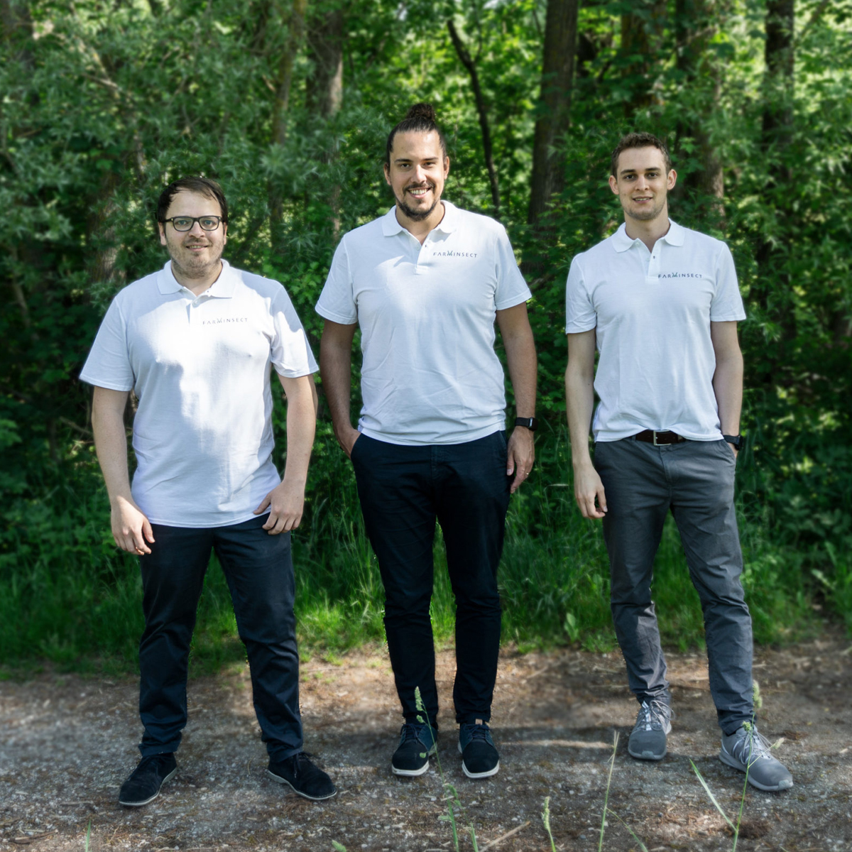 Das Gründer-Team von FarmInsect: Wolfgang Westermeier, Thomas Kühn und Andre Klöckner